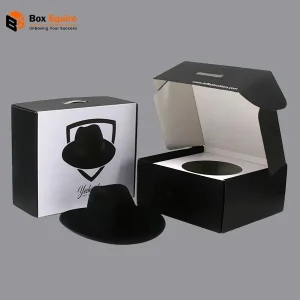 Custom hat box for premium headwear packaging
