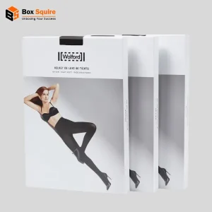 Custom printed Cardboard tights packaging box from Box Squire with a sleek retail-ready design.