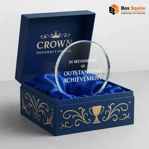 Box Squire Custom Award Presentation Box in Rigid Stock