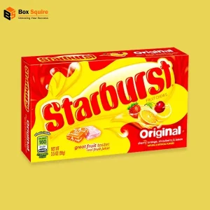 Custom printed tuck end candy boxes from Box Squire for confectionery packaging and sweet treats.