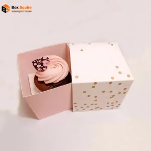 Custom mini cupcake boxes with full-color printing by Box Squire