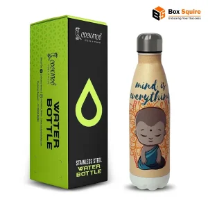 Custom printed 500ml bottle boxes by Box Squire, showcasing a premium cosmetic or beverage package with vibrant branding.