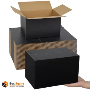 Black Shipping Boxes
