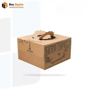 Kraft Paper Box with Handle