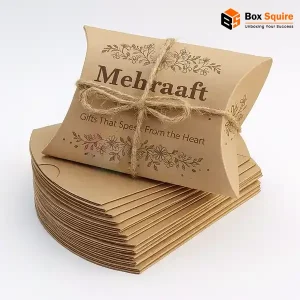 Kraft Pillow Boxes