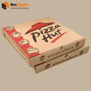 Brown Pizza Boxes
